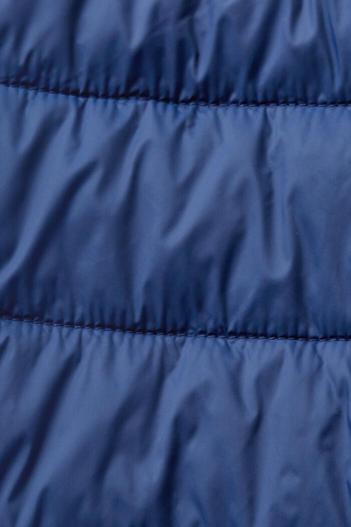 Steppjacke mit hohem Kragen