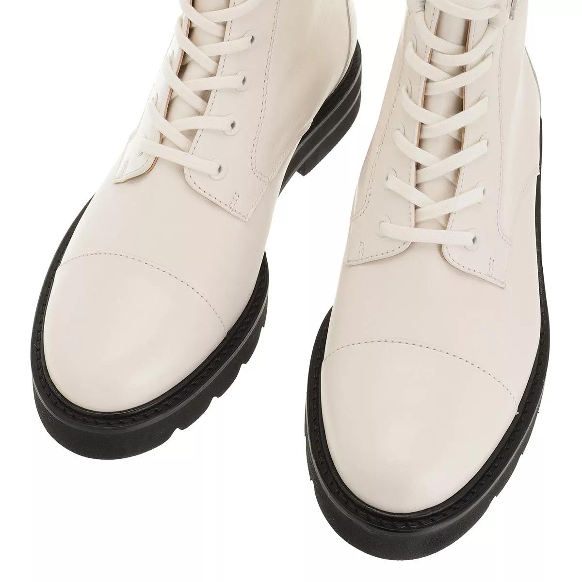 STUART WEITZMAN Stiefeletten weiss Schnürstiefel