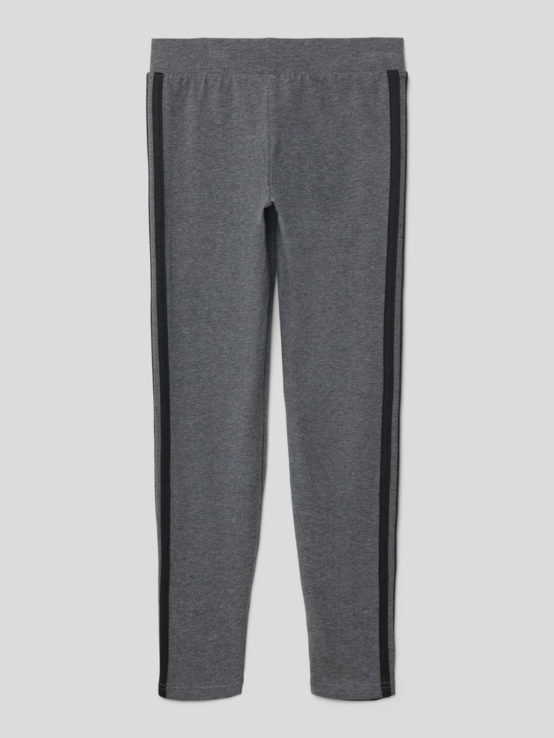 Sweatpants mit breitem Bund in schwarz