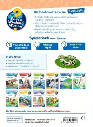 Ravensburger Wieso? Weshalb? Warum? Erstleser, Band 10:  In der Natur