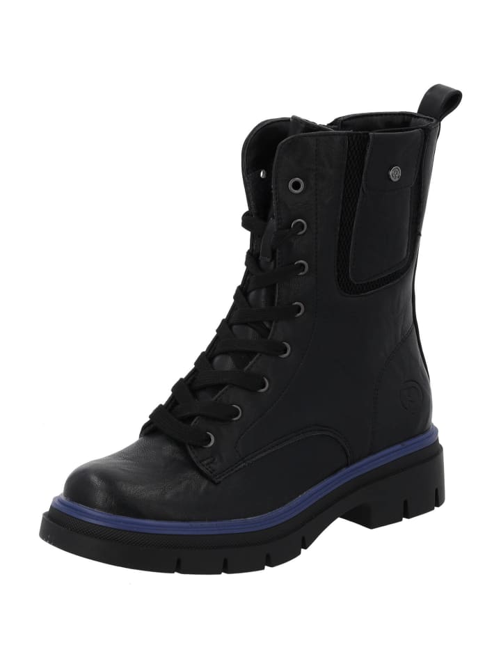 palado Schnürstiefel in black/blue günstig kaufen