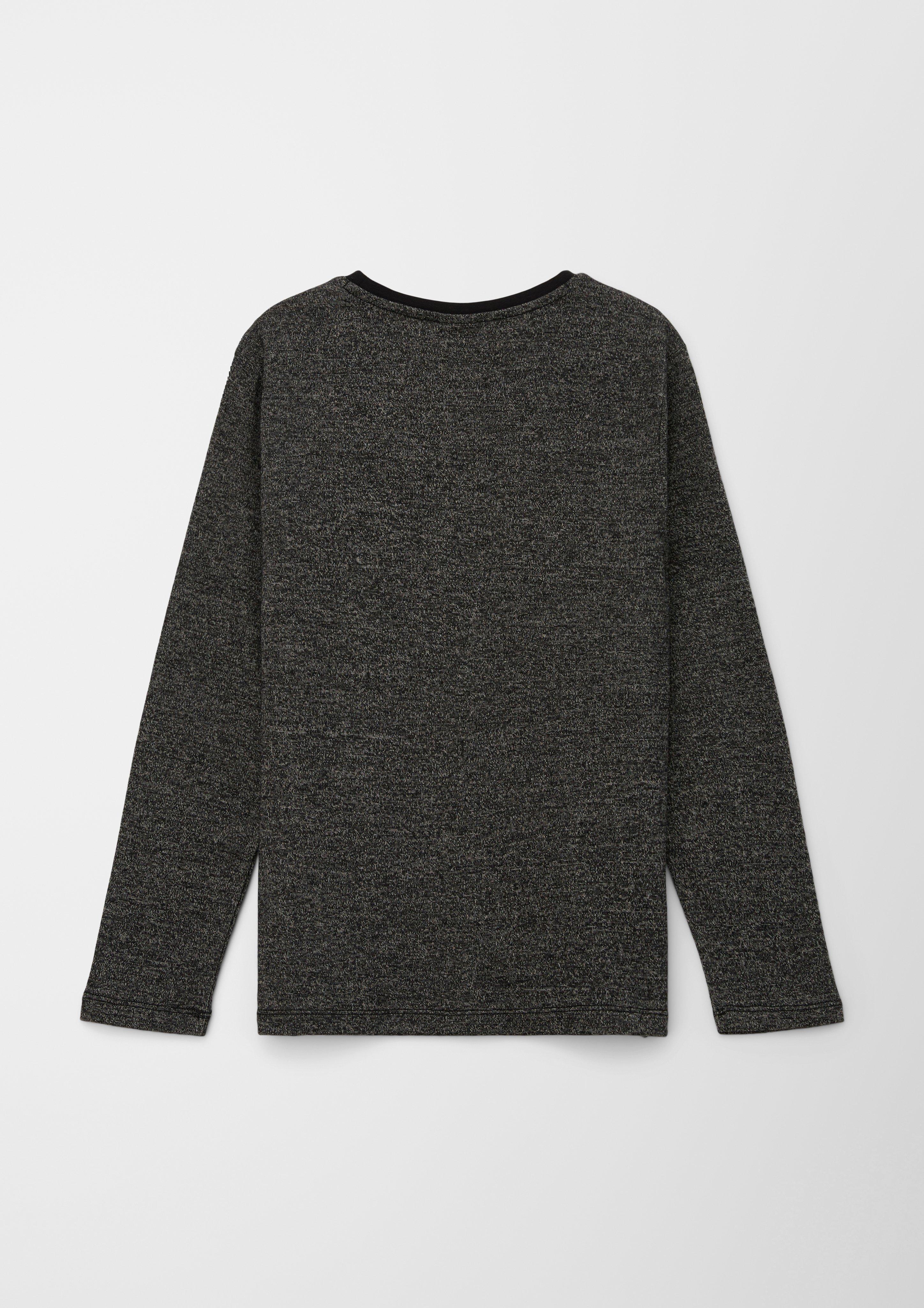 Longsleeve in melierter Optik  2118747-99W7
