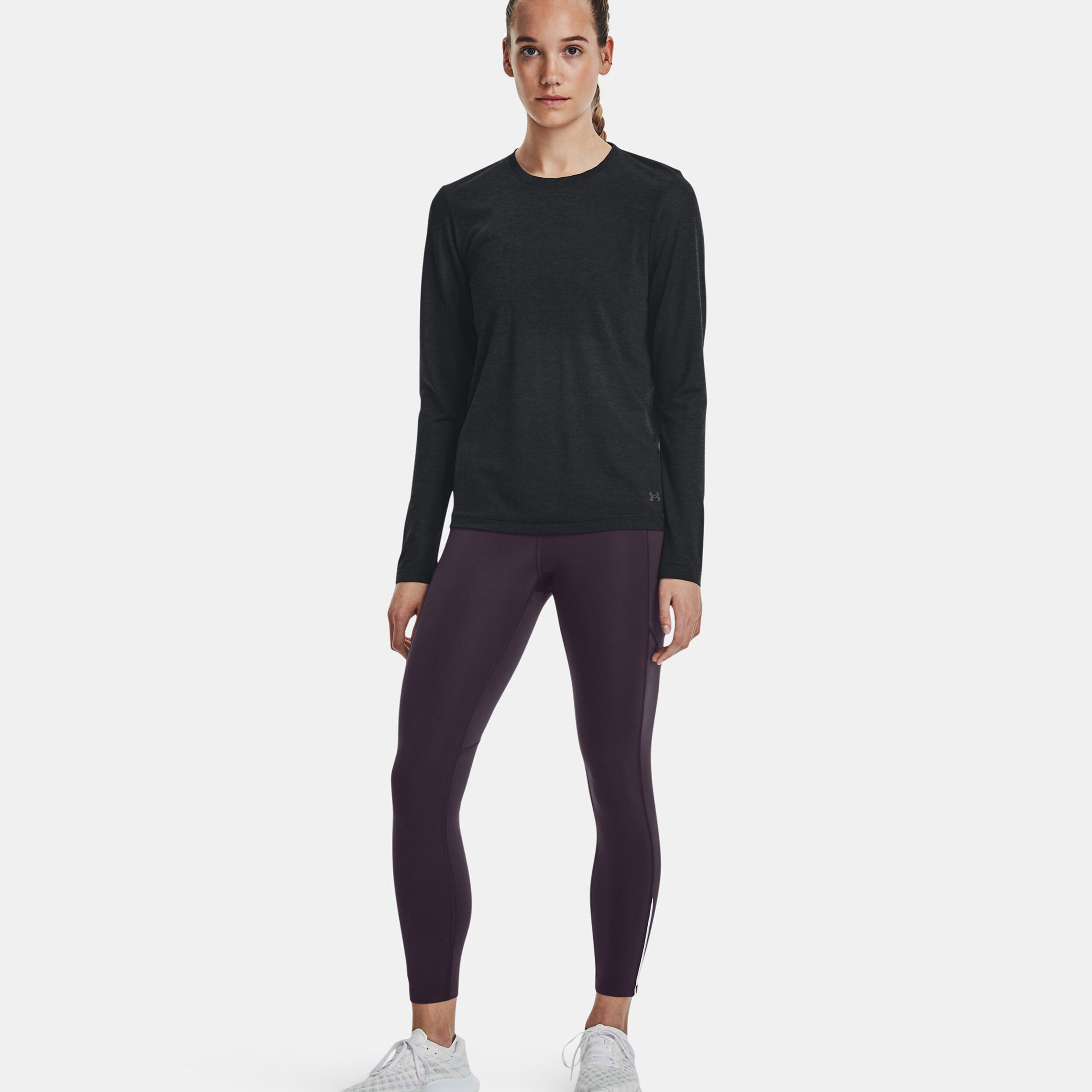Seamless Stride Lauftop Damen - Schwarz