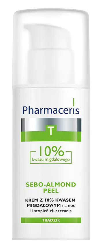 „Pharmaceris T Sebo-Almond Peel“ naktinis kremas su 10 % migdolų rūgštimi