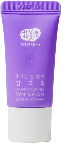 WHAMISA Organic Flowers Sun Cream SPF 50 Sonnencreme
