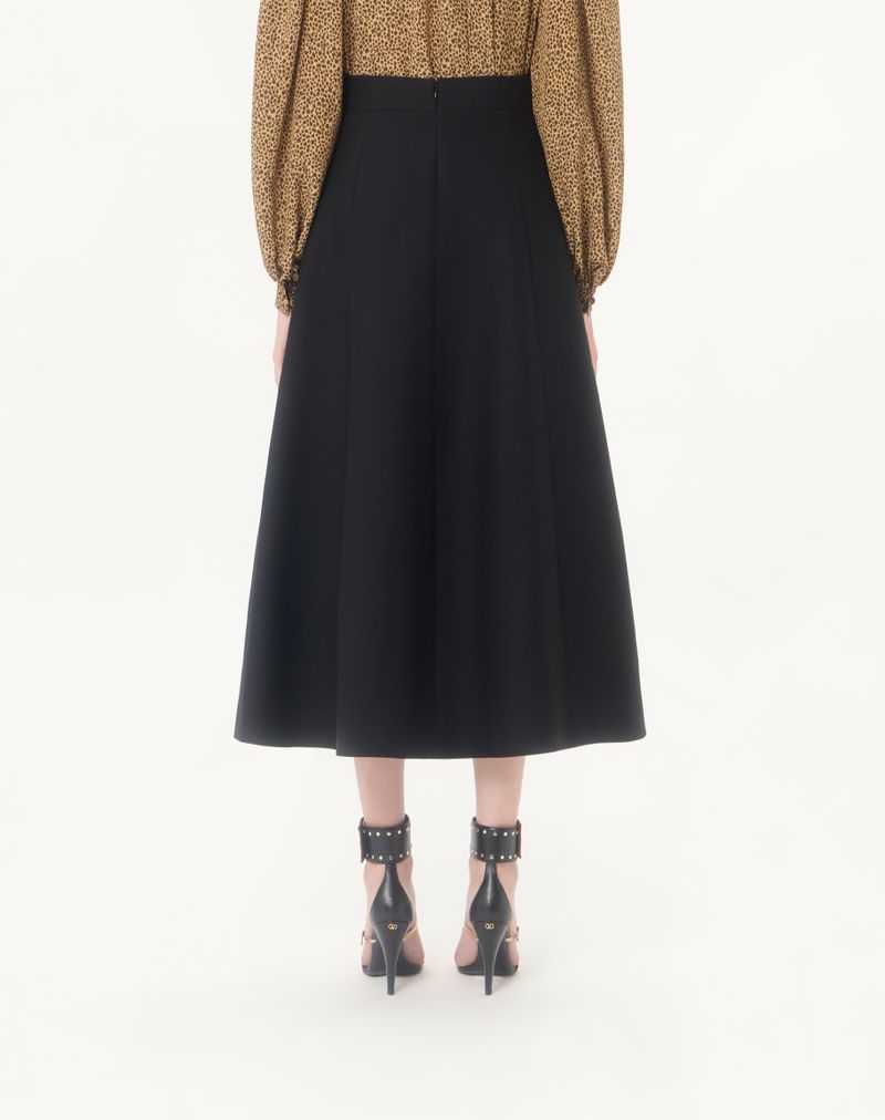 Crêpe Couture midi-rok