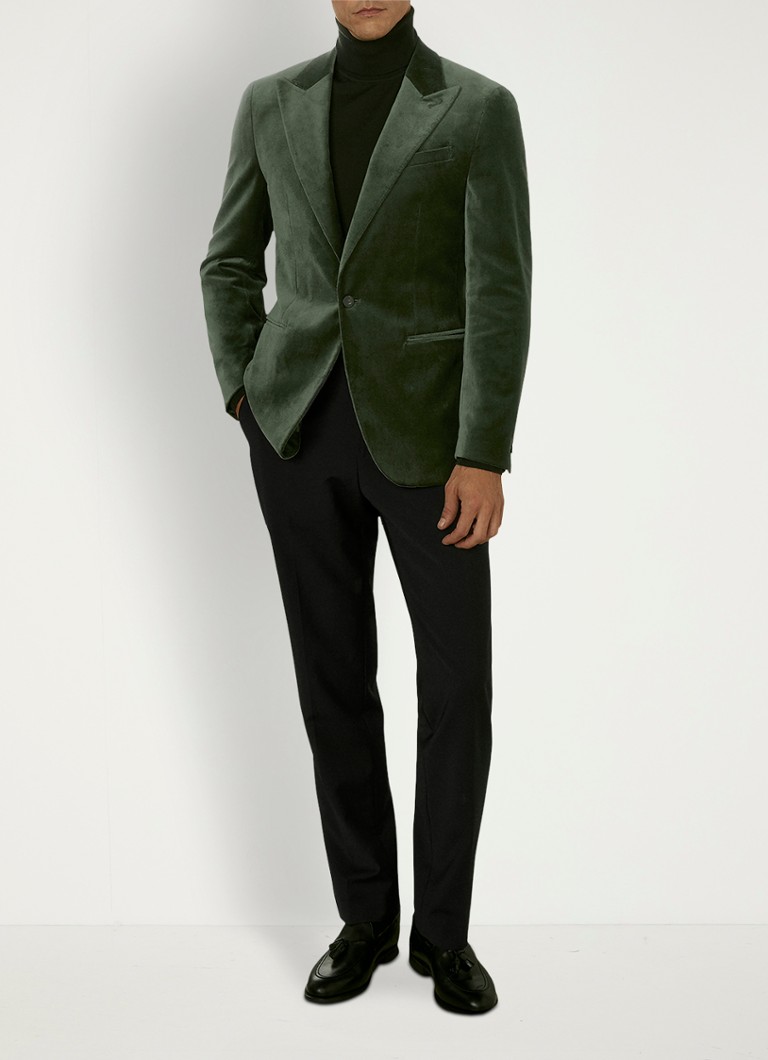 Sametové sako Reiss Apsara slim fit
