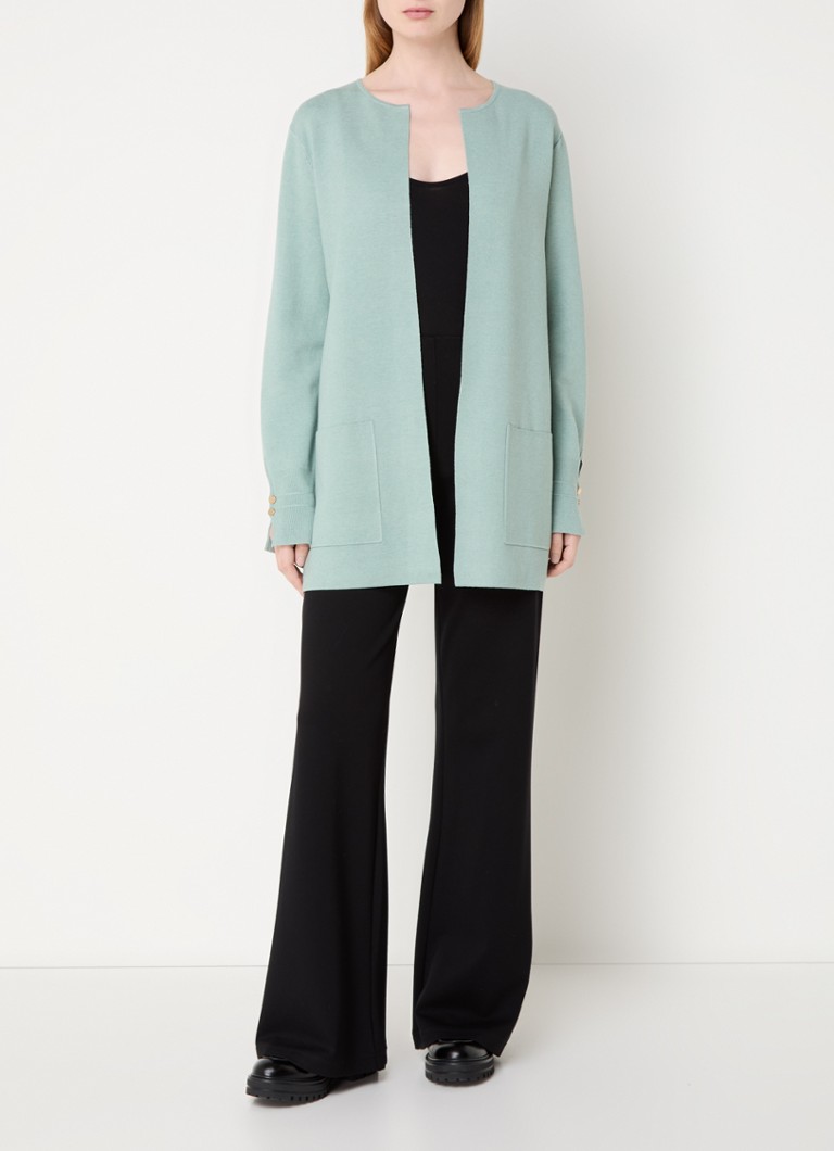 Cardigan Gerry Weber din tricot subțire cu buzunare deschise