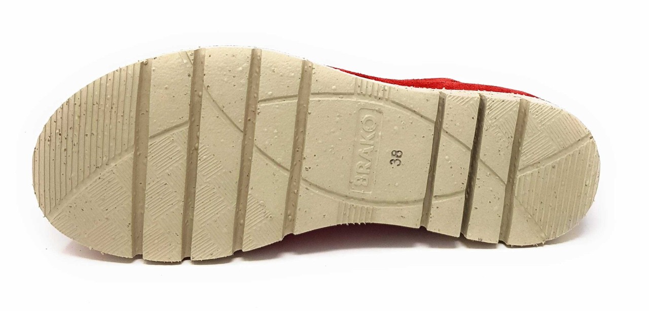 BRAKO Schnür-Stiefeletten rot