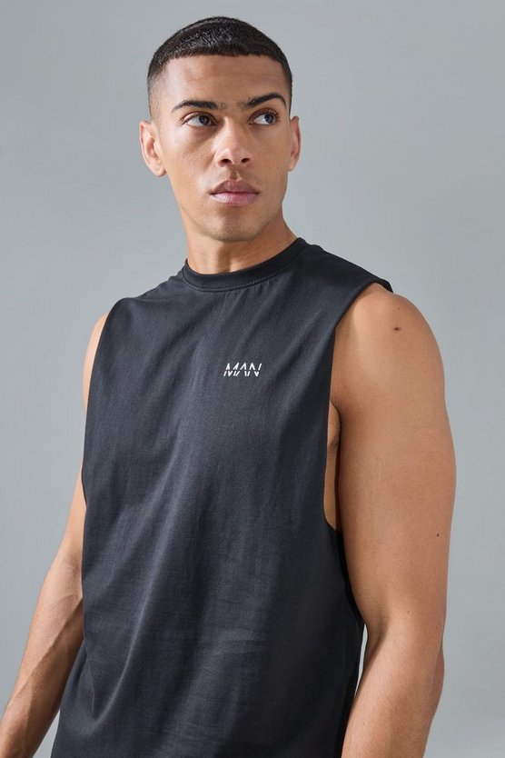 Man Active Jersey-Tanktop