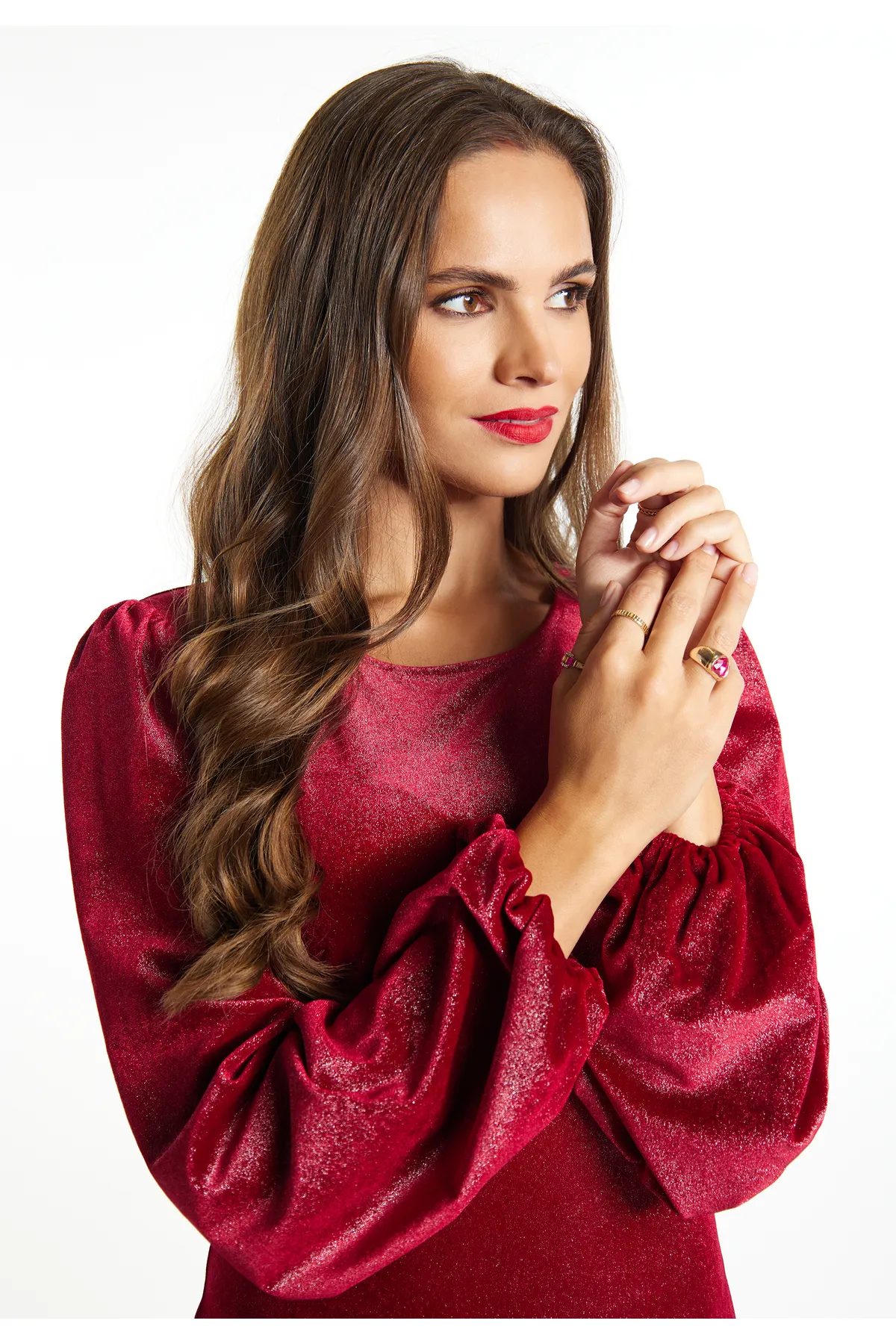 Faina  Mini Langarmkleid Nelice