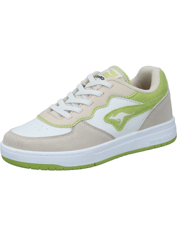 Kangaroos Schnürschuhe in blond wood/celery green günstig kaufen