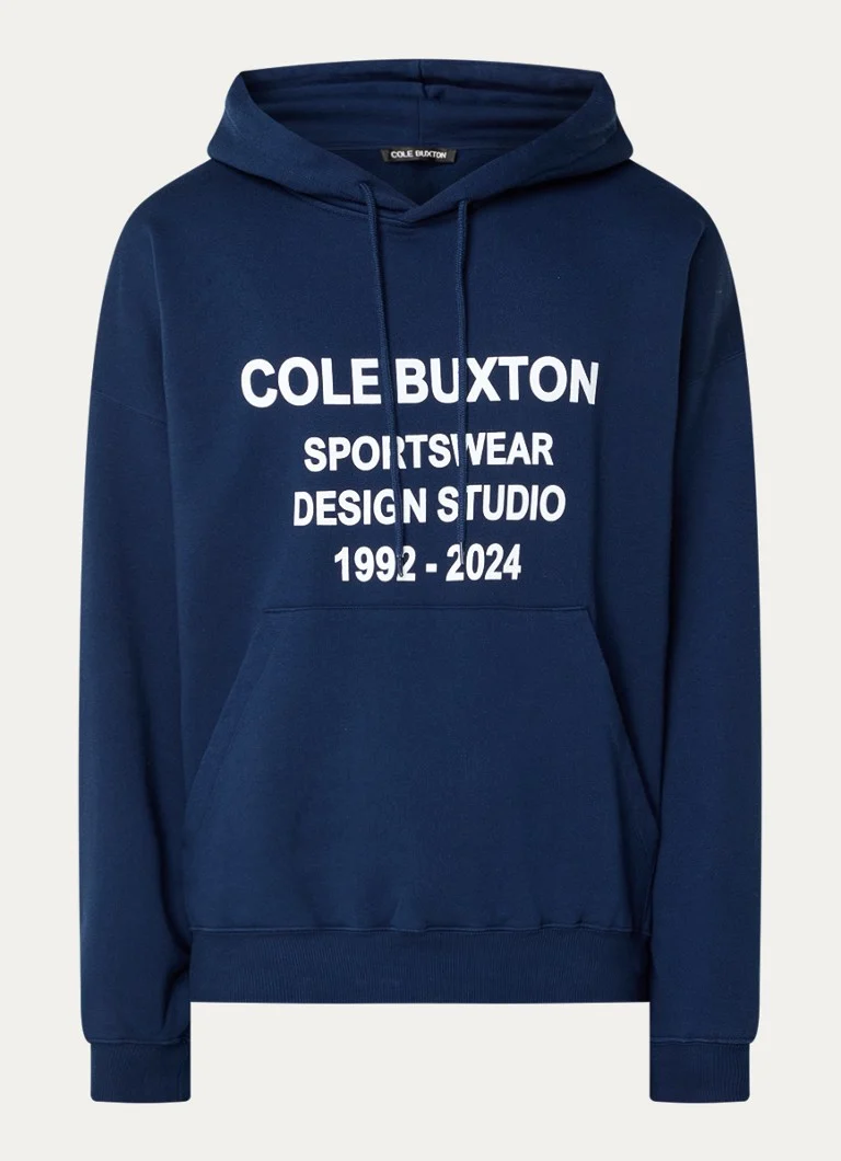 Hanorac cu imprimeu cu logo Cole Buxton