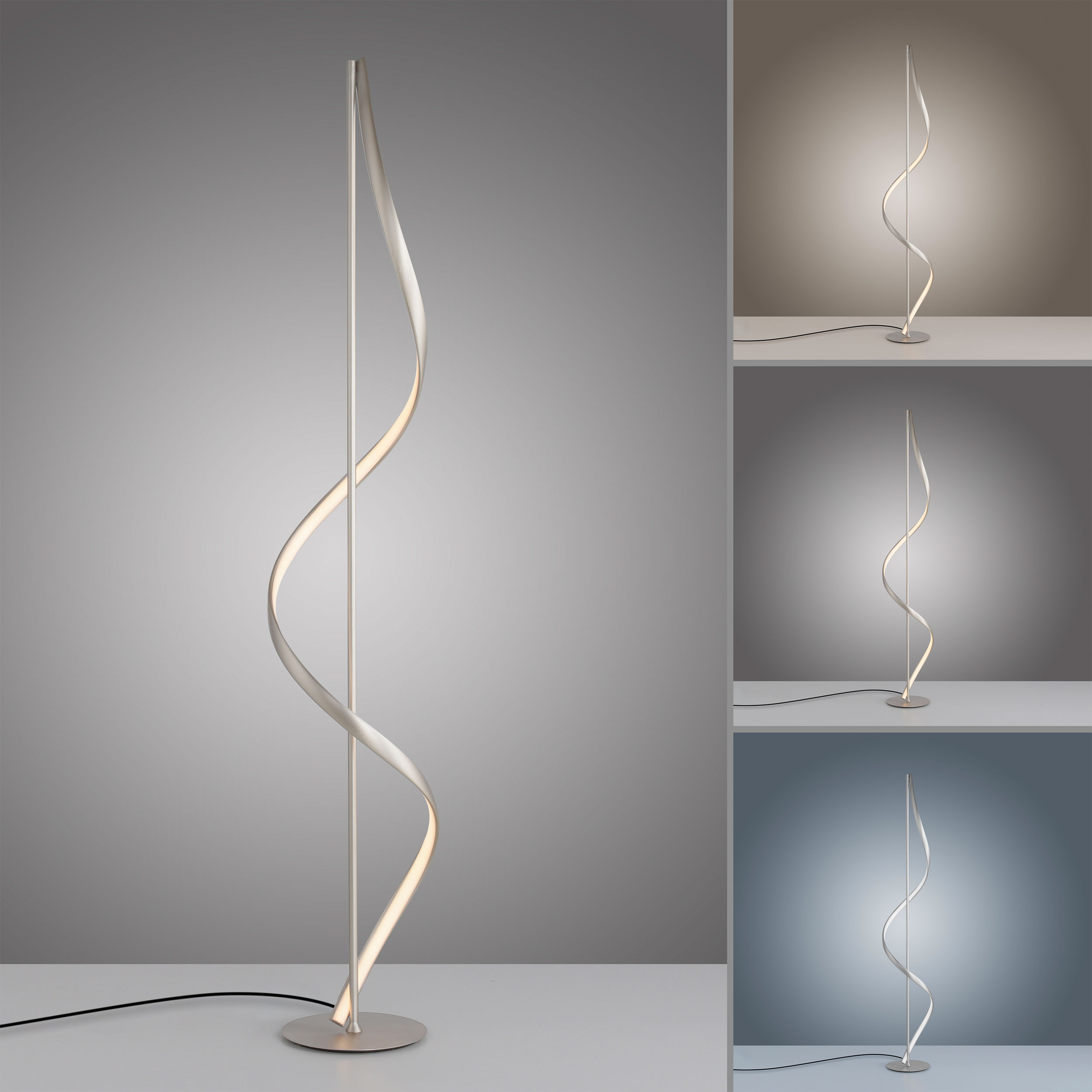 QLED-Stehleuchte 1flg