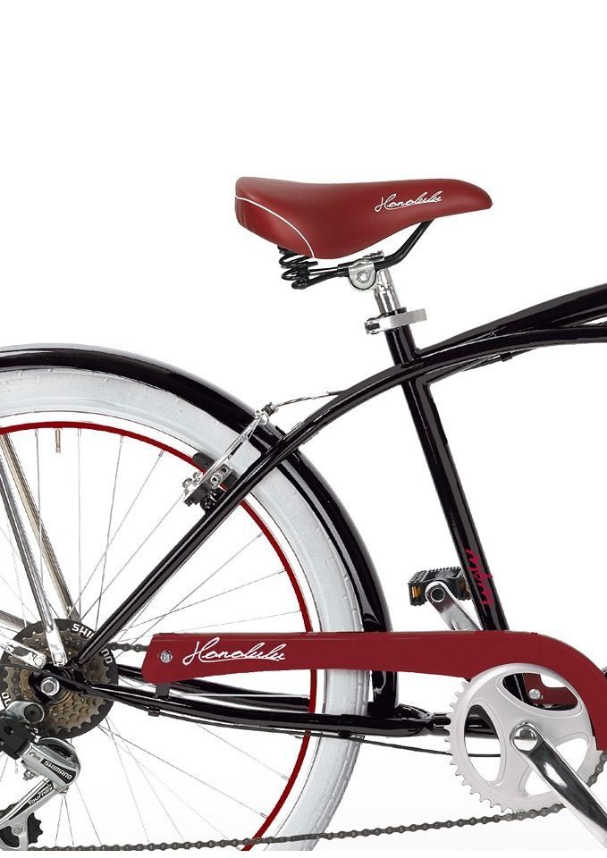 MBM Cruiser Honolulu Man, Mod. 125, 6 Gang Shimano Tourney Schaltwerk, Kettenschaltung
