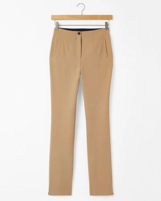 Pantalon effet ventre plat
