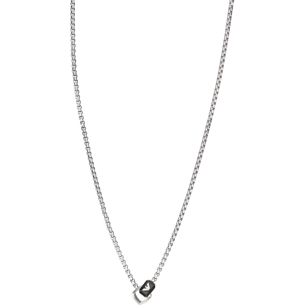 Emporio Armani Chaînette Acier inoxydable collier