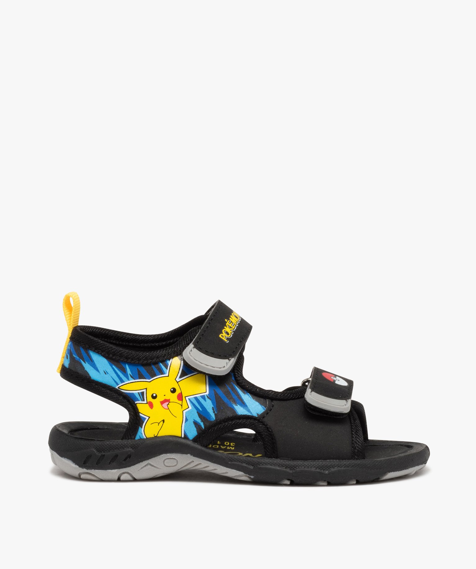 Sandales sport Garçon à scratch Pikachu - Pokémon bleu | GEMO