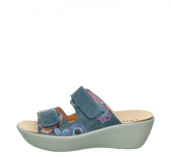 KATE Pantolette - Denim/Kombi