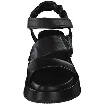 Mjus Plus Keilsandale in schwarz