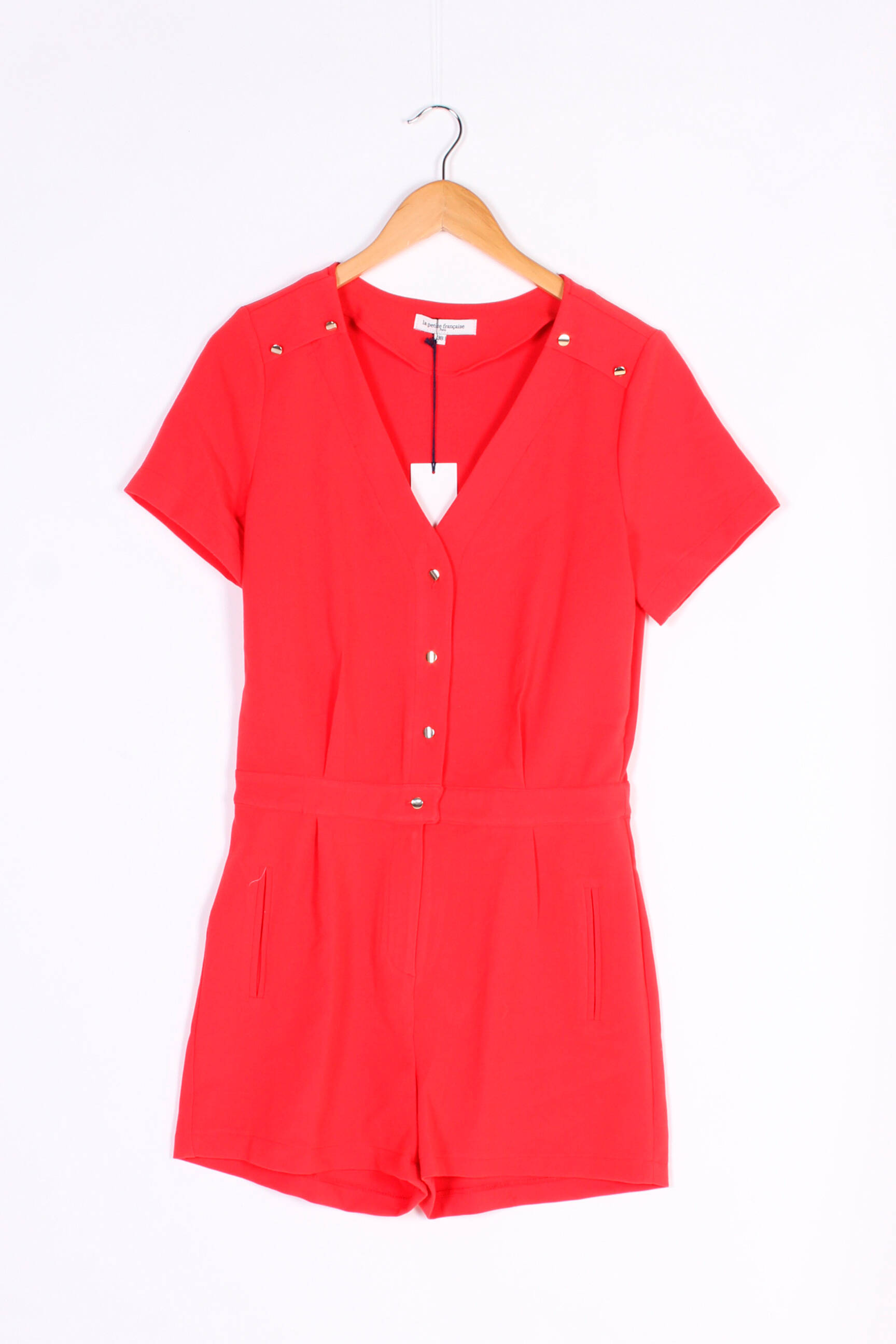 La Petite Francaise Combi Shorts Femme couleur orange