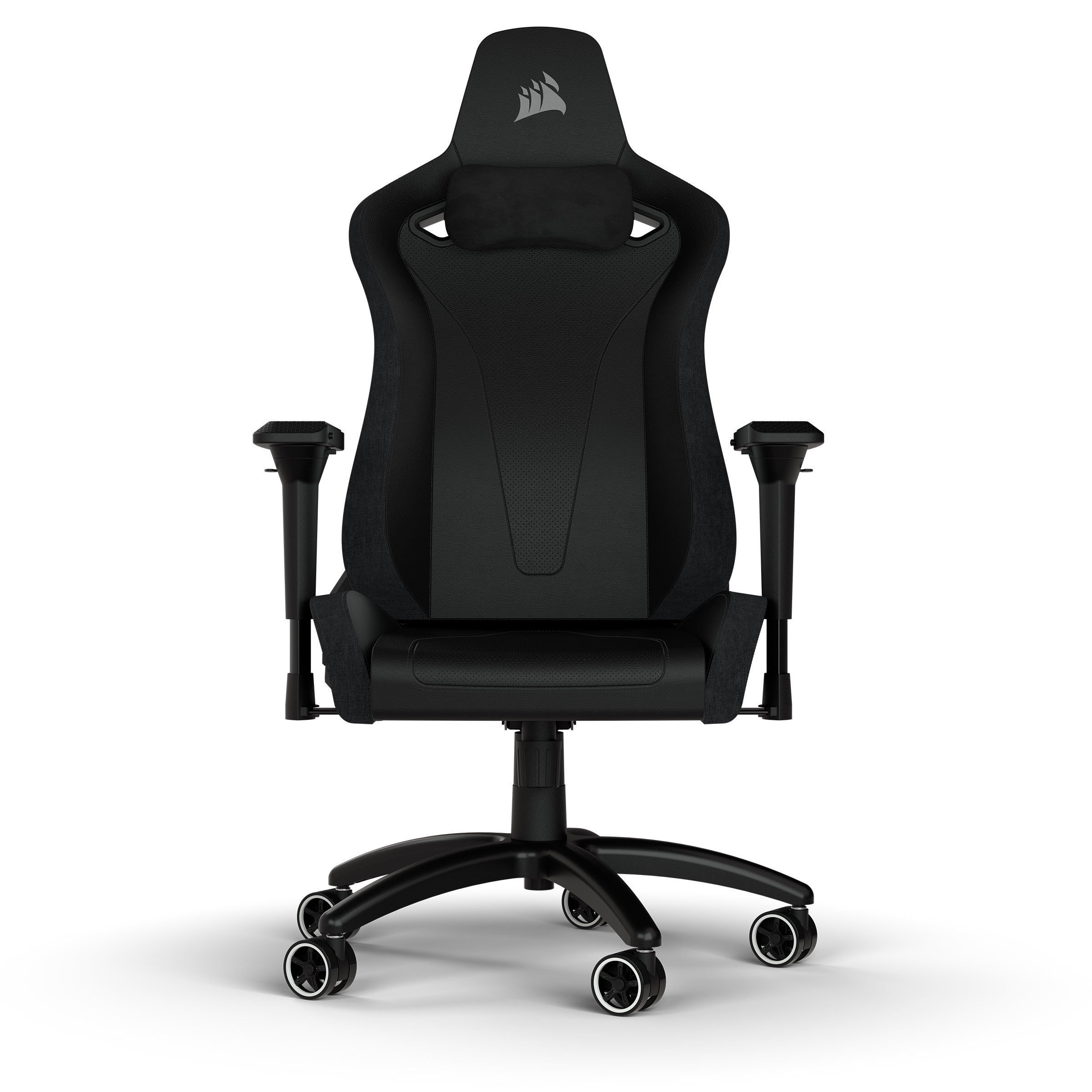Corsair Gaming-Stuhl TC200 Leatherette Gaming Chair, Black/Black