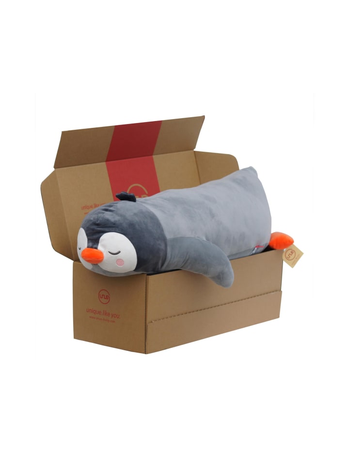 UNUS Seitenschläferkissen Pinguin Kissen in Grau günstig kaufen