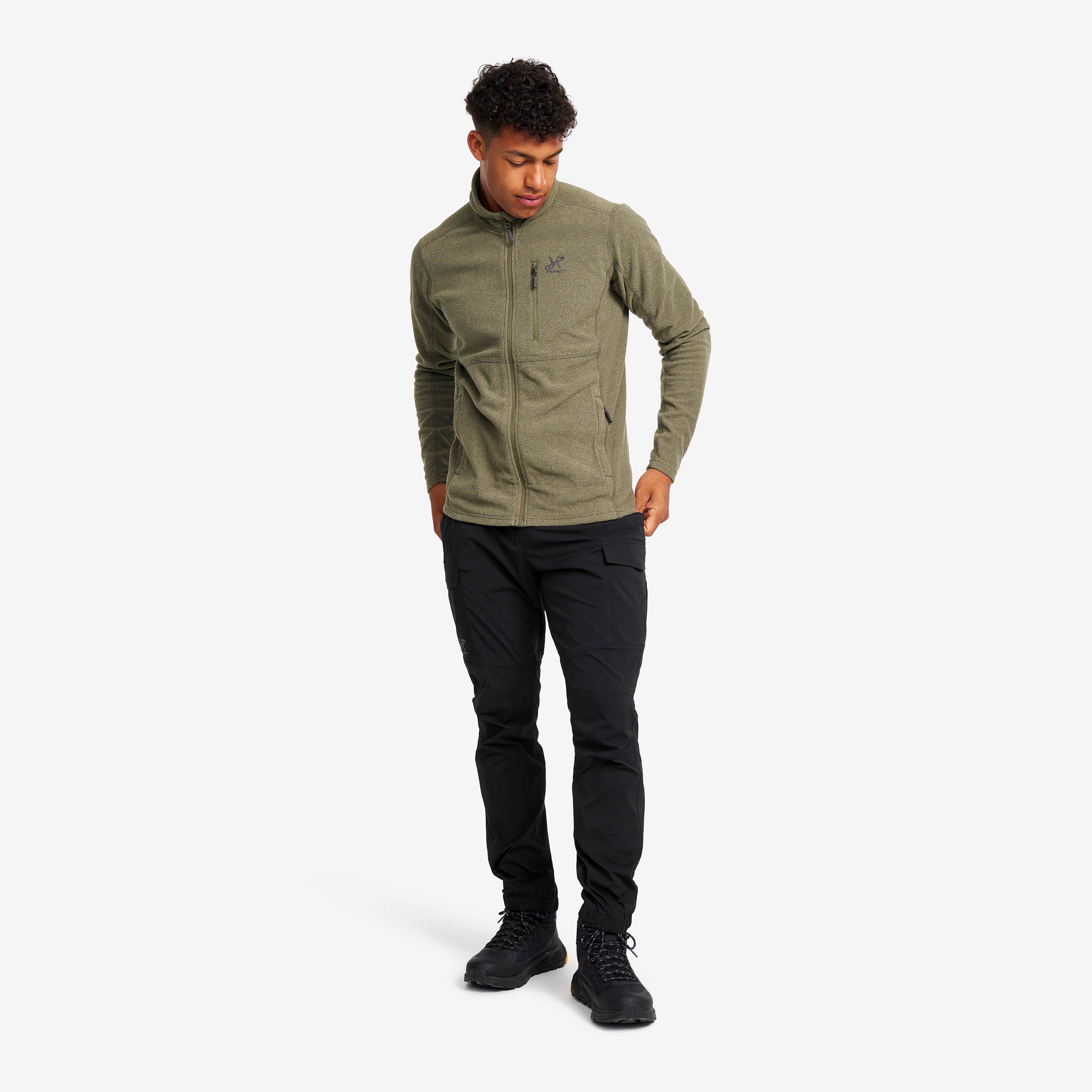Essential Full-zip Fleece Homme Grape Leaf