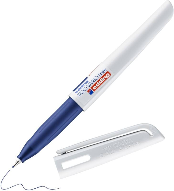 edding Fineliner 0,5 mm Rundspitze Blau 1700VARIOFINEL