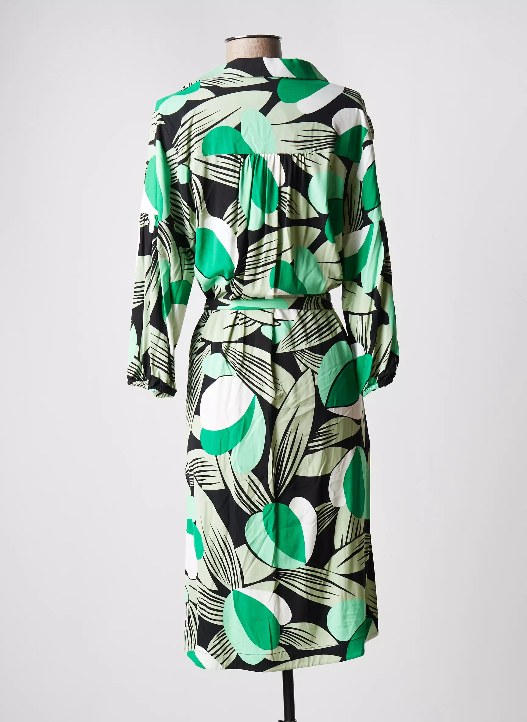 Kyra Robes Mi Longues Femme couleur vert