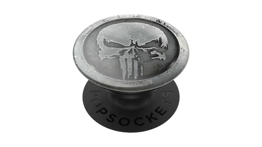 PopGrip - ausziehbarer Handy-Griff Handyhalter -  Punisher Monochrome