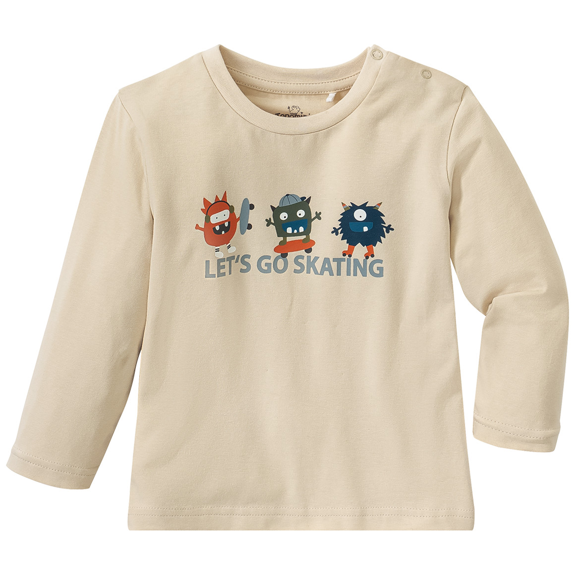 Baby Langarmshirt mit großem Print