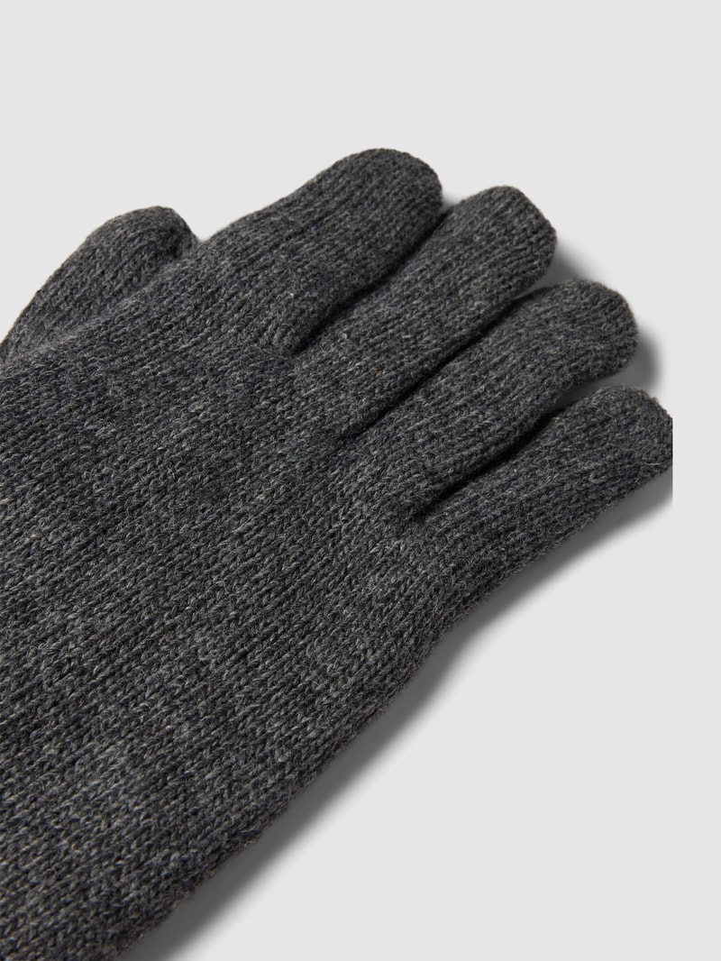 Handschuhe mit Two-Tone-Machart in anthrazit