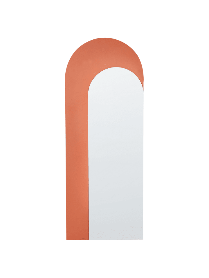 Beliani Wandspiegel GROISES in Orange - (W) 55 x (H) 140 x (L) 1 cm günstig kaufen onesize