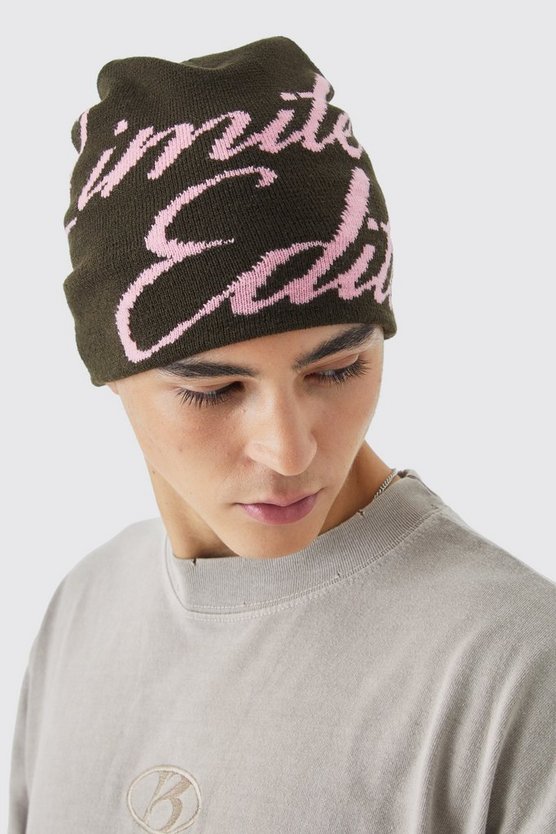 Beanie mit Limited Edition Print
