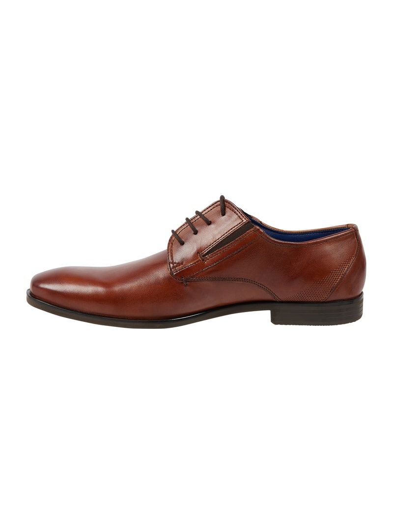 Schnürschuhe aus Leder Modell 'Savio Evo' in cognac