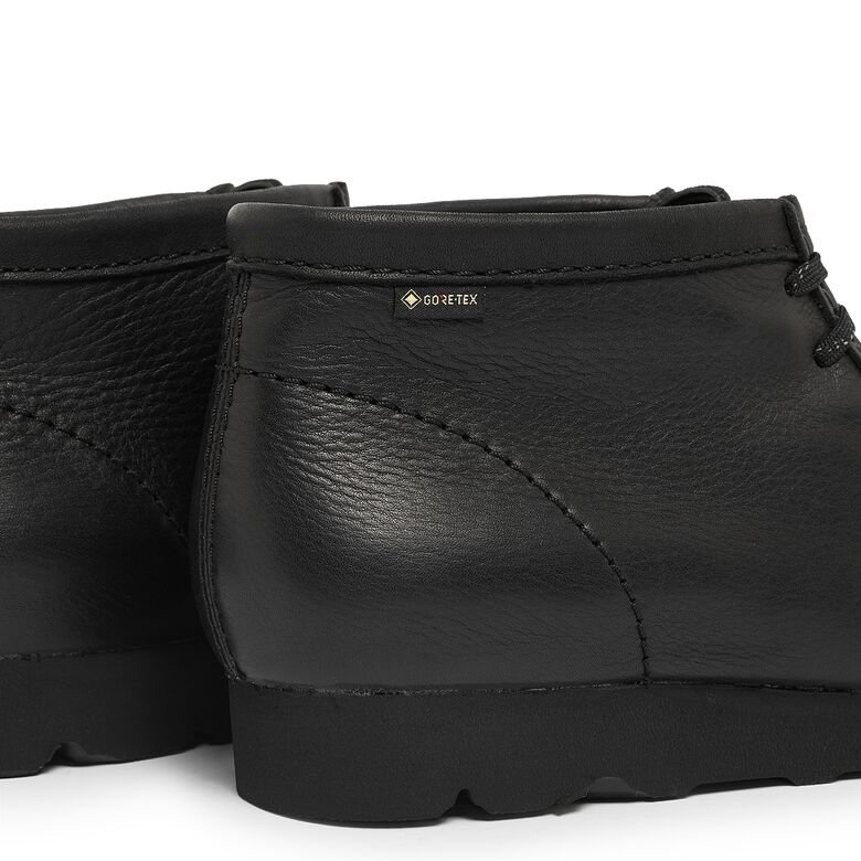 Clarks Wallabee Boot GTX black leather