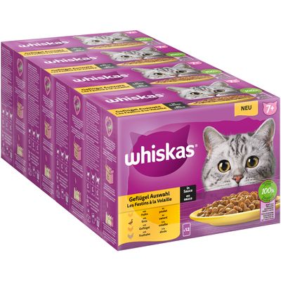 Jumbopack Whiskas Senior Frischebeutel 96 x 85 g
