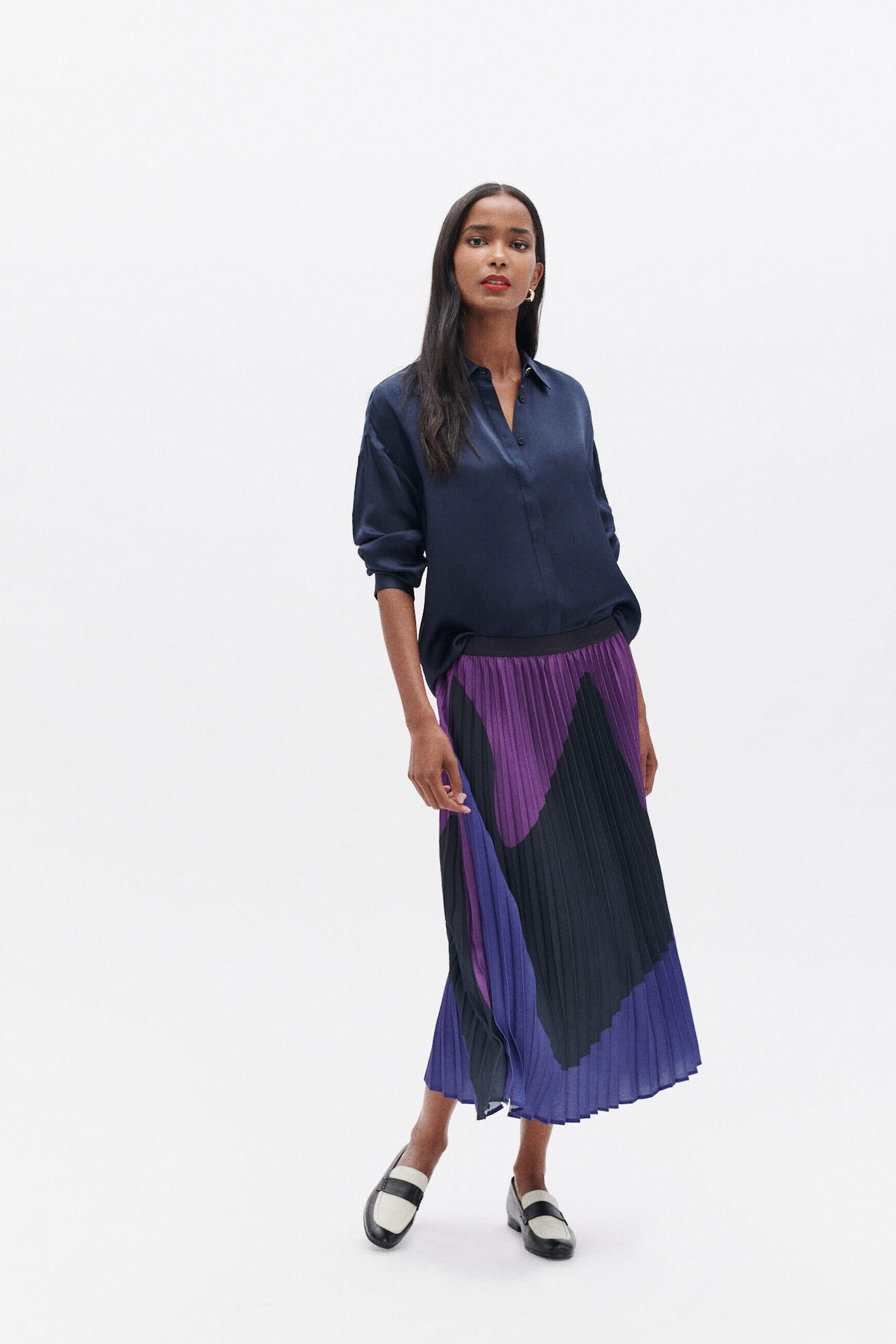 Jupe amelia1 parme femme