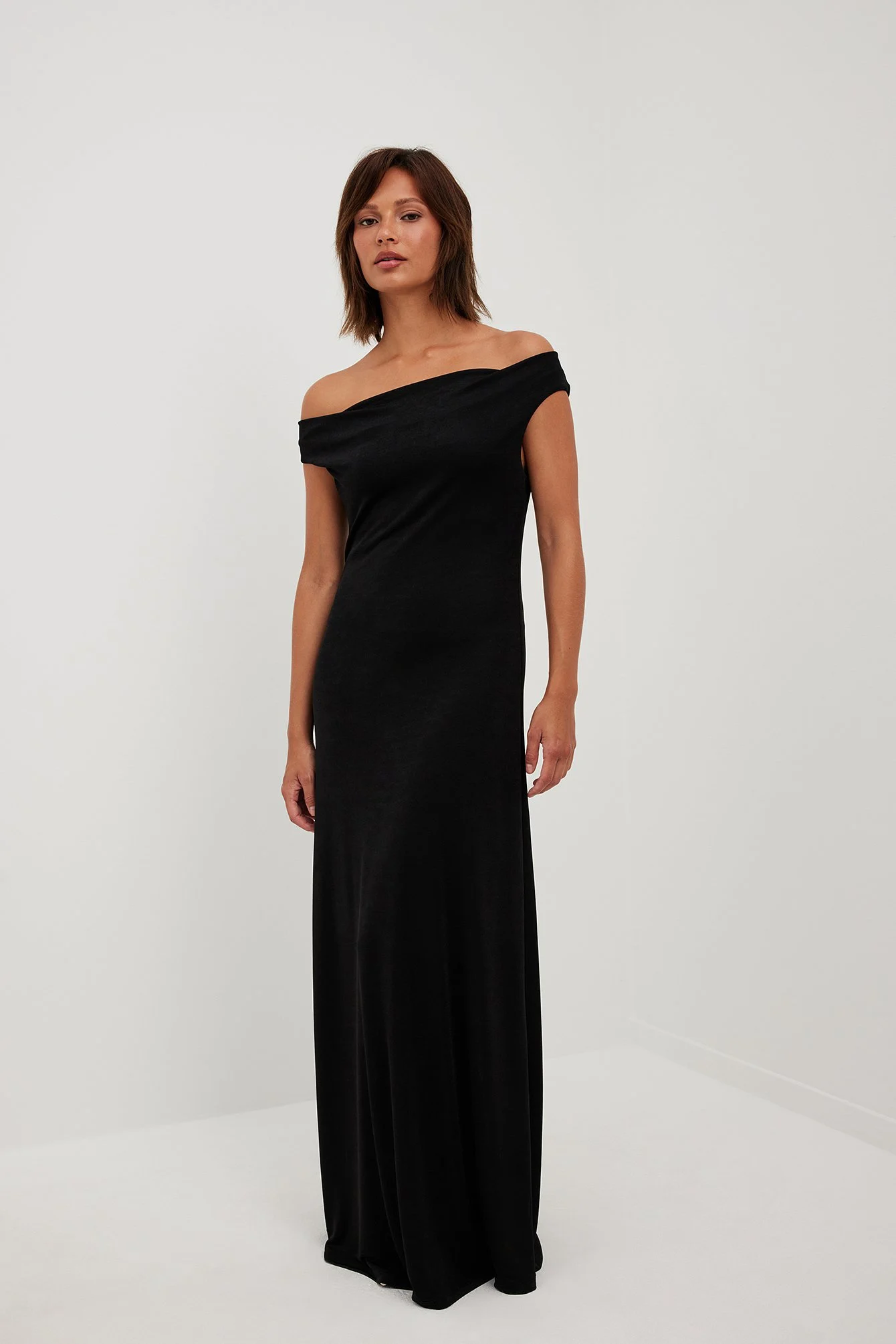 Maxikleid ohne Schultern