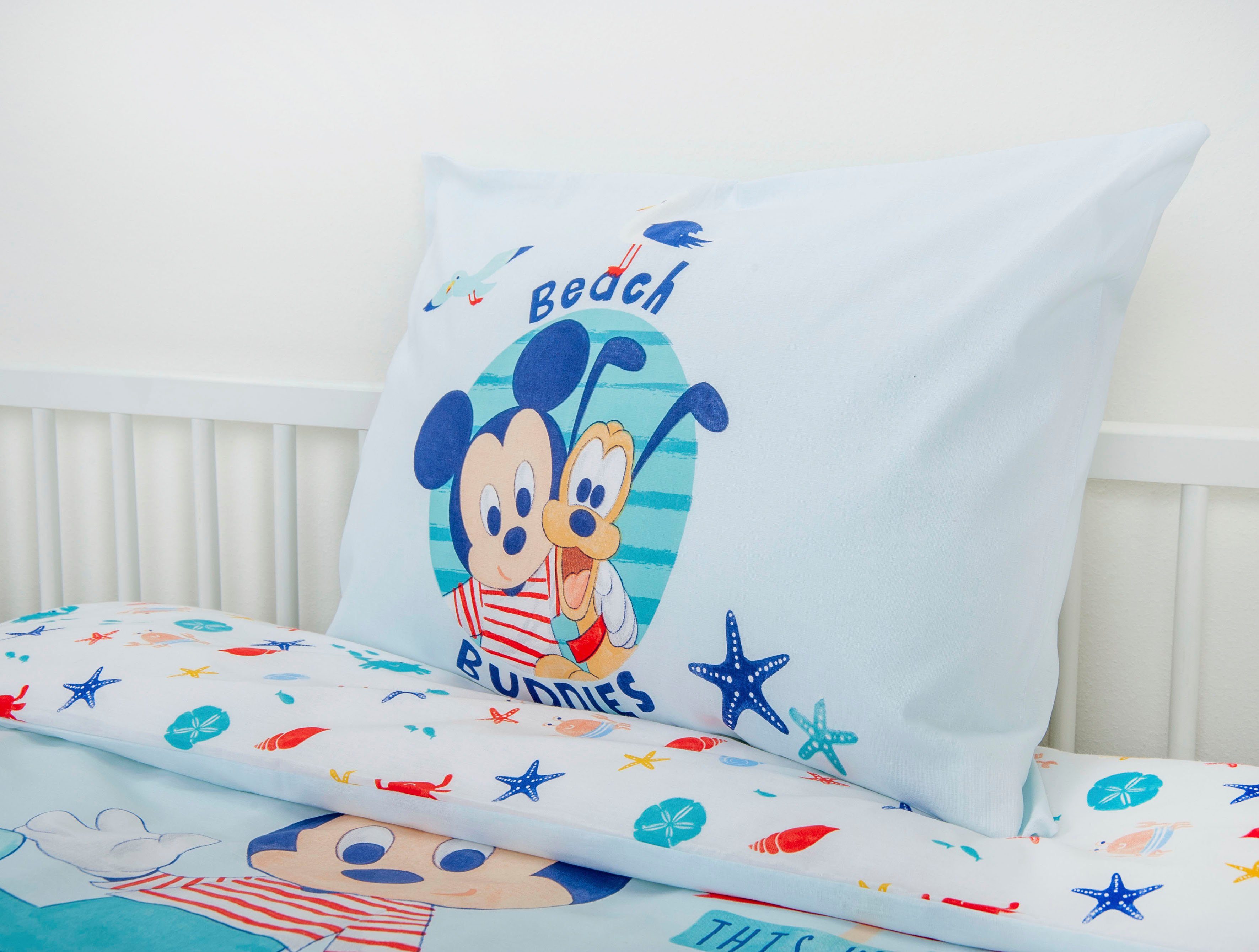 Babybettwäsche ´s Mickey Mouse, , Flanell, mit liebevollem Motiv