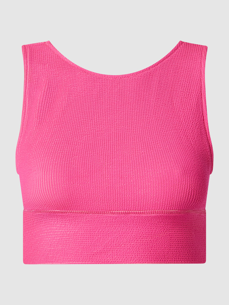 Bikini-Oberteil in Bustier-Form Modell 'Maleo Scrunchy' in pink