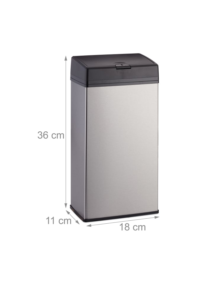 relaxdays Kosmetikeimer in Silber - 6 l günstig kaufen onesize