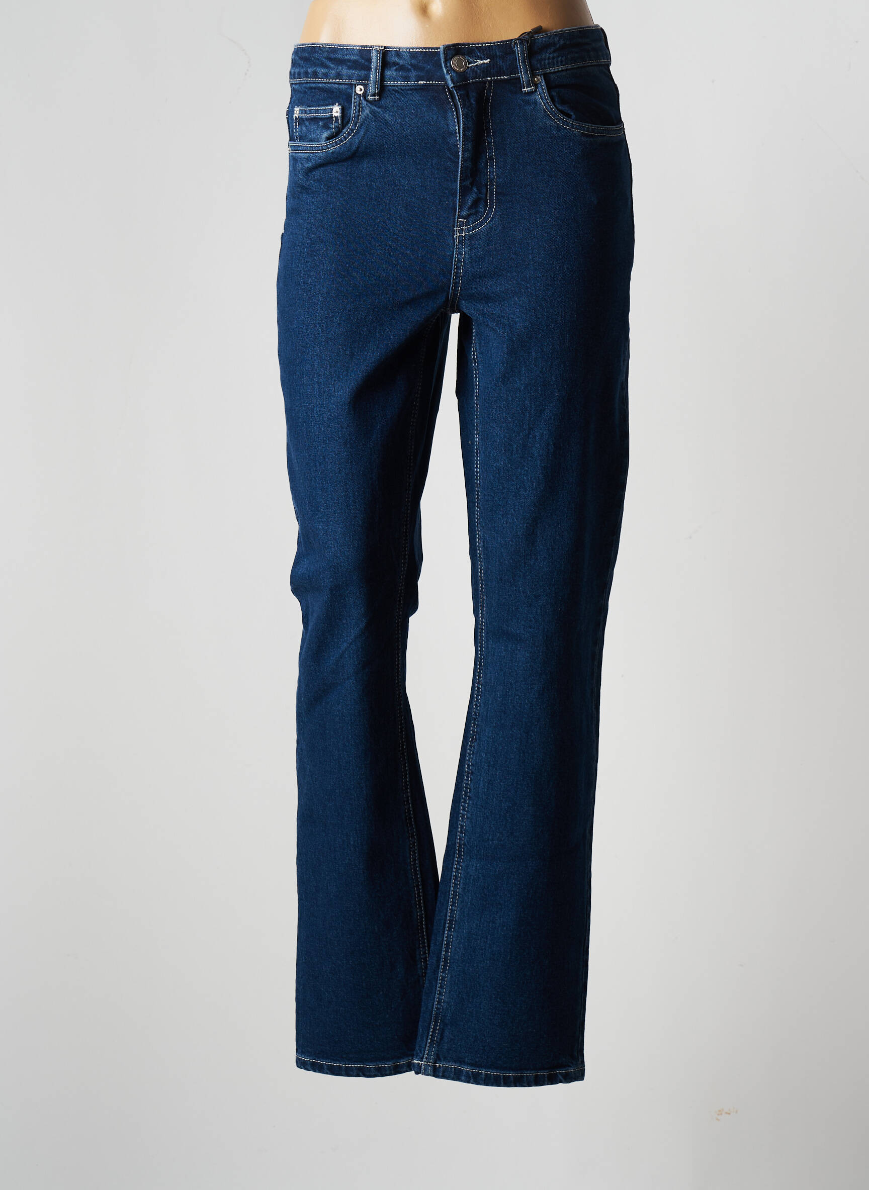 Vero Moda Jeans Coupe Droite Femme couleur bleu