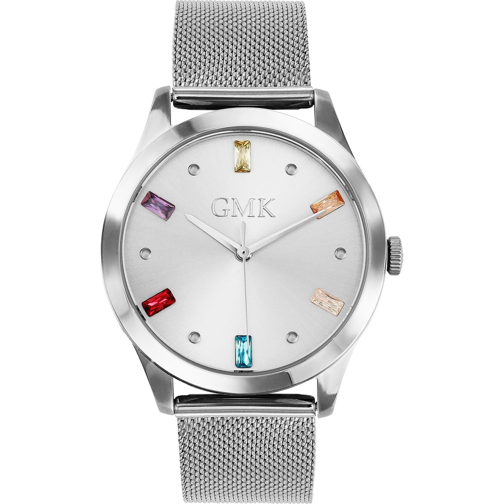 GMK Collection Montre pour femme Acier inoxydable Montre
