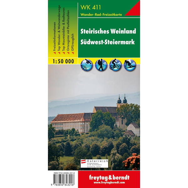 Steirisches Weinland 1 : 50 000 - Wanderkarte