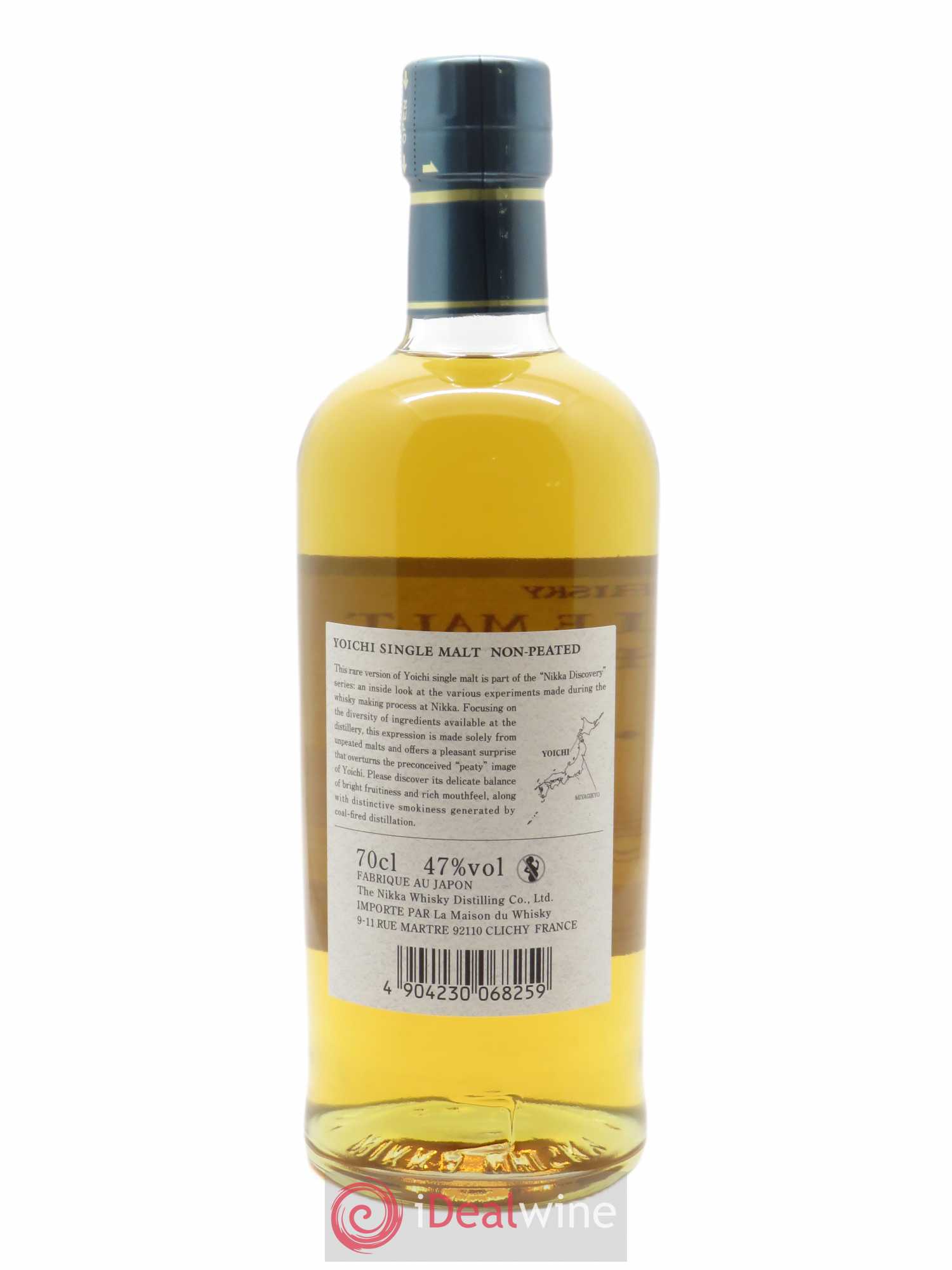 Whisky Nikka Yoichi Non-Peated Conquête (70cl)  - Lot de 1 Bouteille