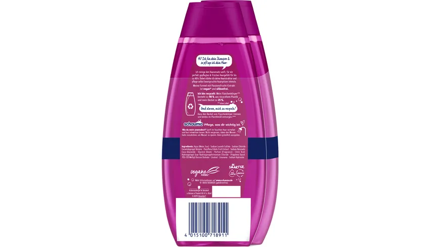 SCHAUMA Shampoo Fresh it up! 2x400ml 800 ml