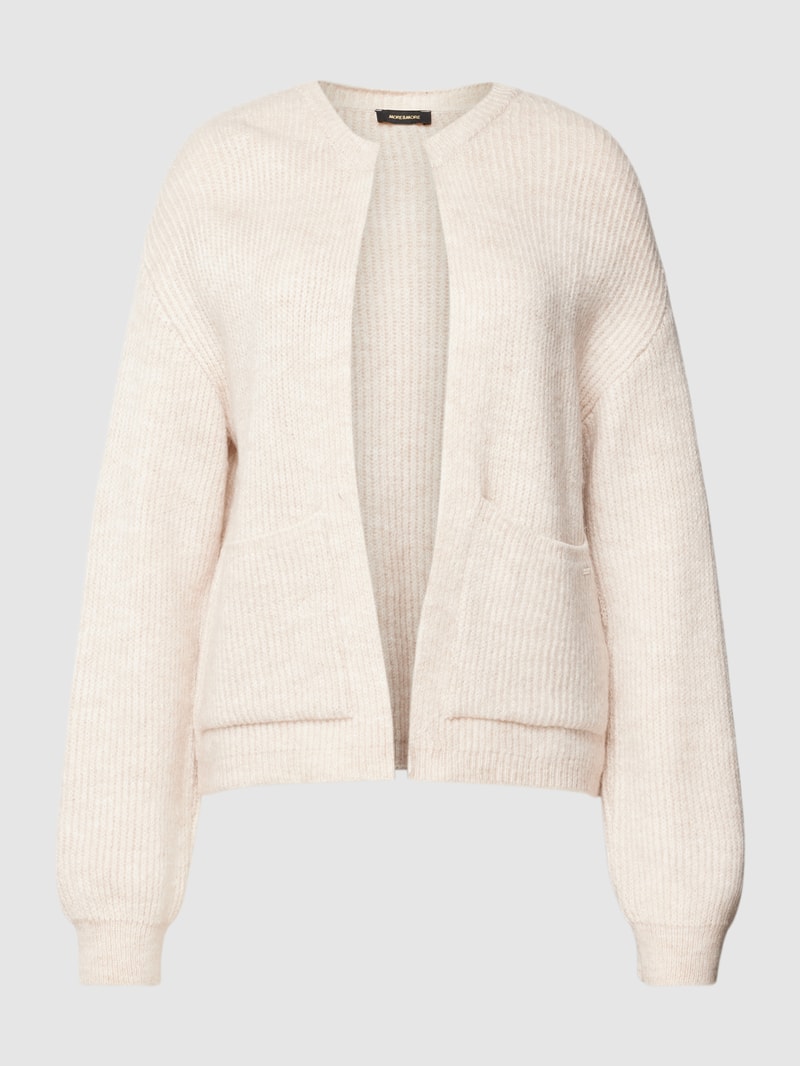 Cardigan mit seitlichen Taschen in beige