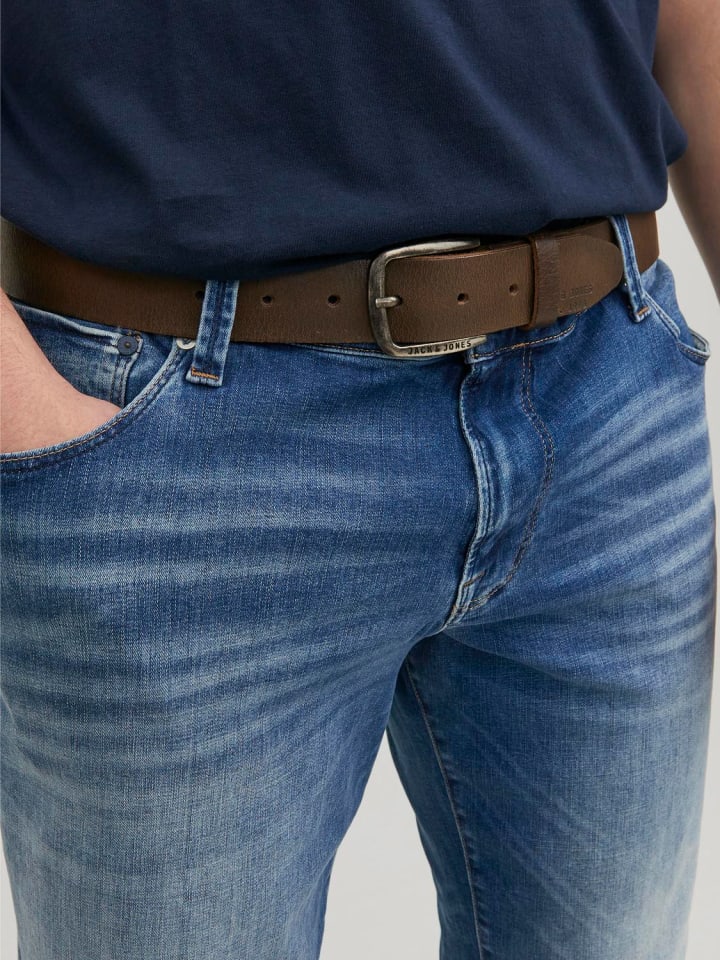 Jack & Jones Ledergürtel 'JACPAUL' Braun günstig kaufen